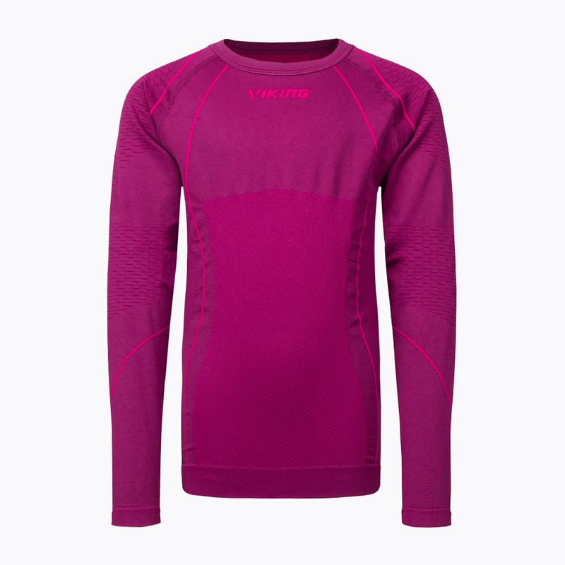 Children's thermal underwear Viking Skido Recycled pink 500/23/1200 5
