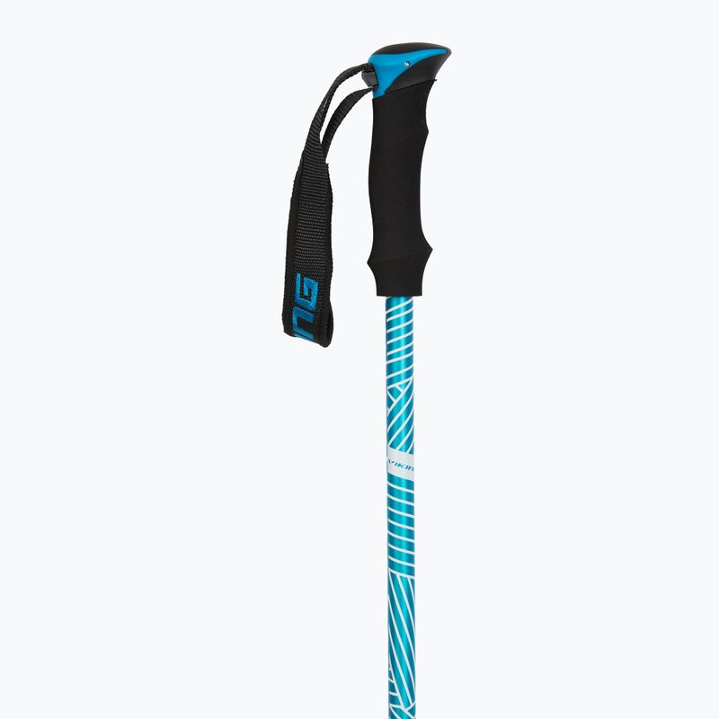 Trekking poles Viking Shiva black/turquoise 2
