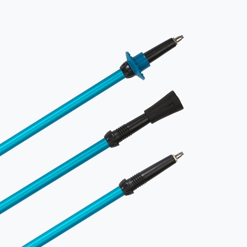 Trekking poles Viking Shiva black/turquoise 6
