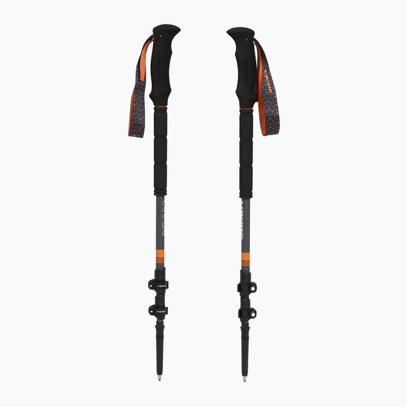 Ski touring poles Viking Kangri grey/orange 5