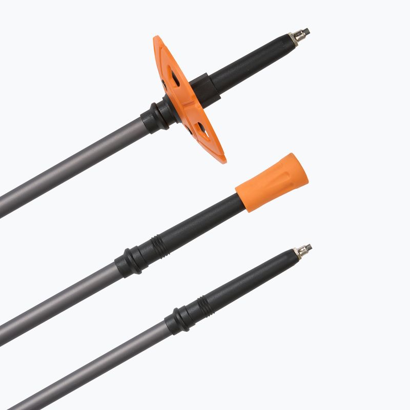 Ski touring poles Viking Kangri grey/orange 6