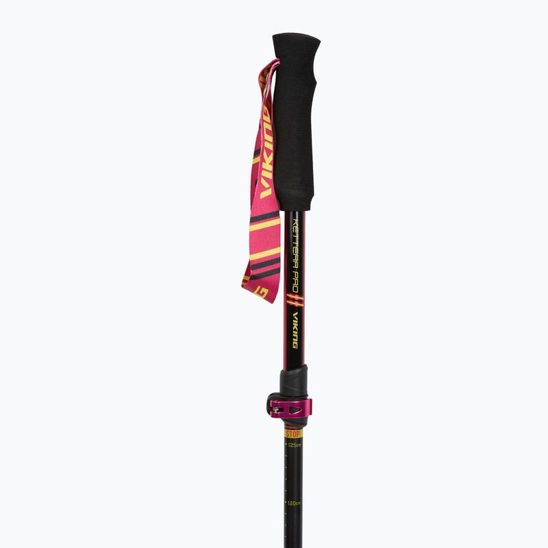 Trekking poles Viking Kettera Pro black/fuchsia 2