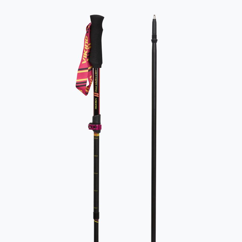 Trekking poles Viking Kettera Pro black/fuchsia 3
