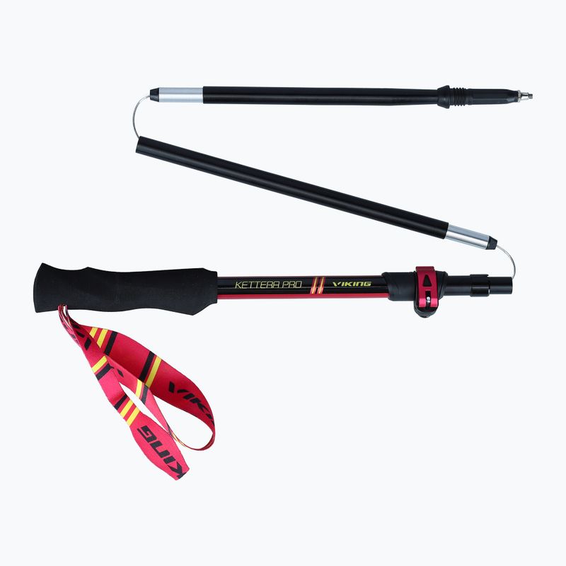 Trekking poles Viking Kettera Pro black/fuchsia 10