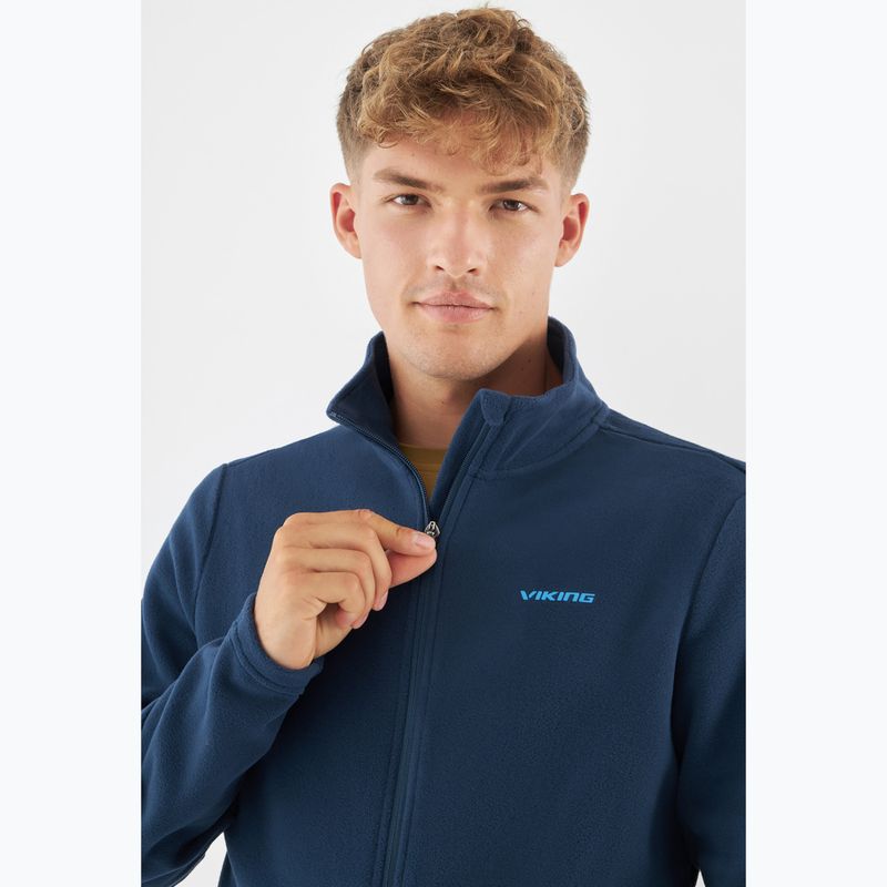 Men's fleece sweatshirt Viking Tesero navy 5