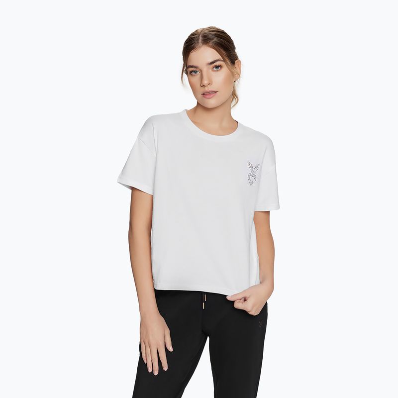 Women's workout shirt Cardio Bunny Bright white