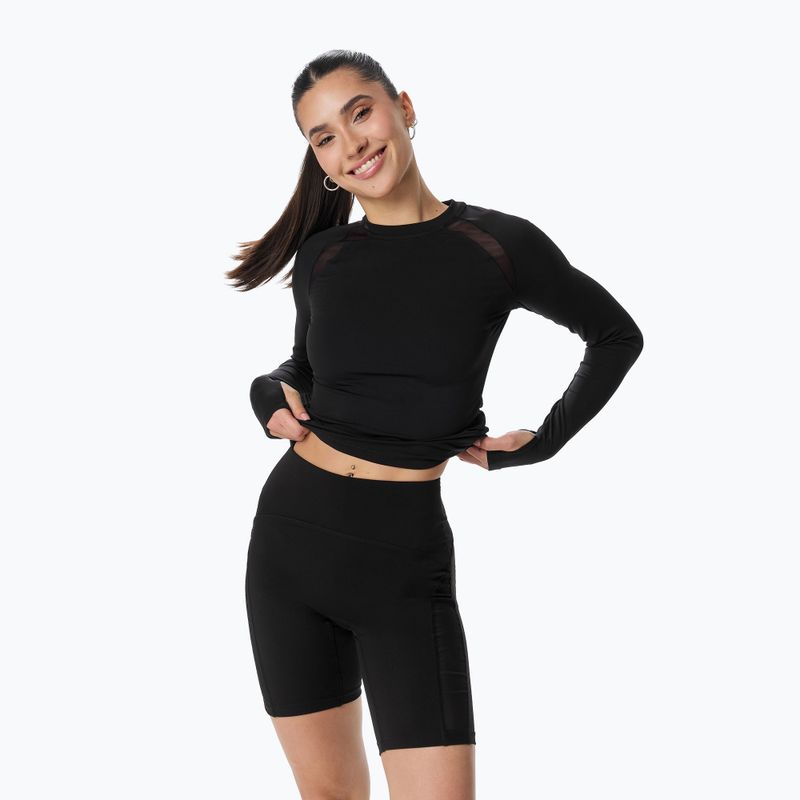 Women's training shorts Cardio Bunny Black biker 5