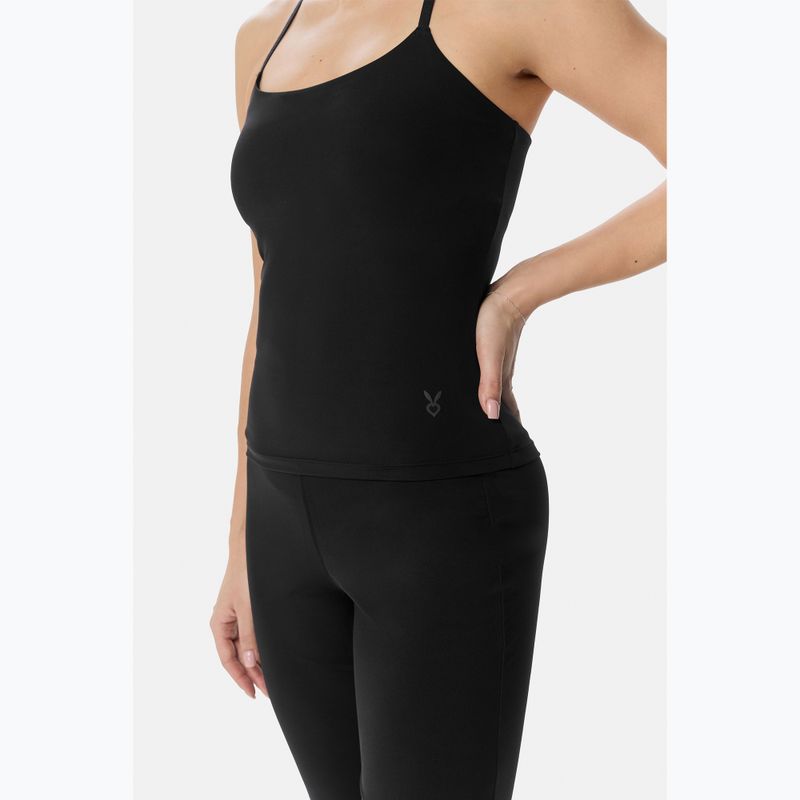 Women's training shirt Cardio Bunny With Built-in Black bra 4