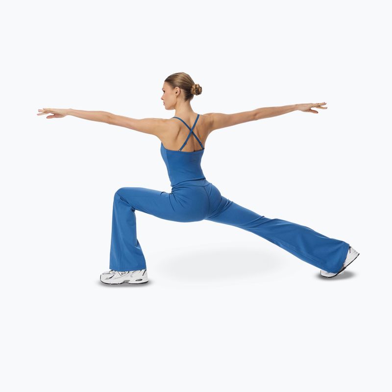Women's training shirt Cardio Bunny With Built-in Blue Bra 5