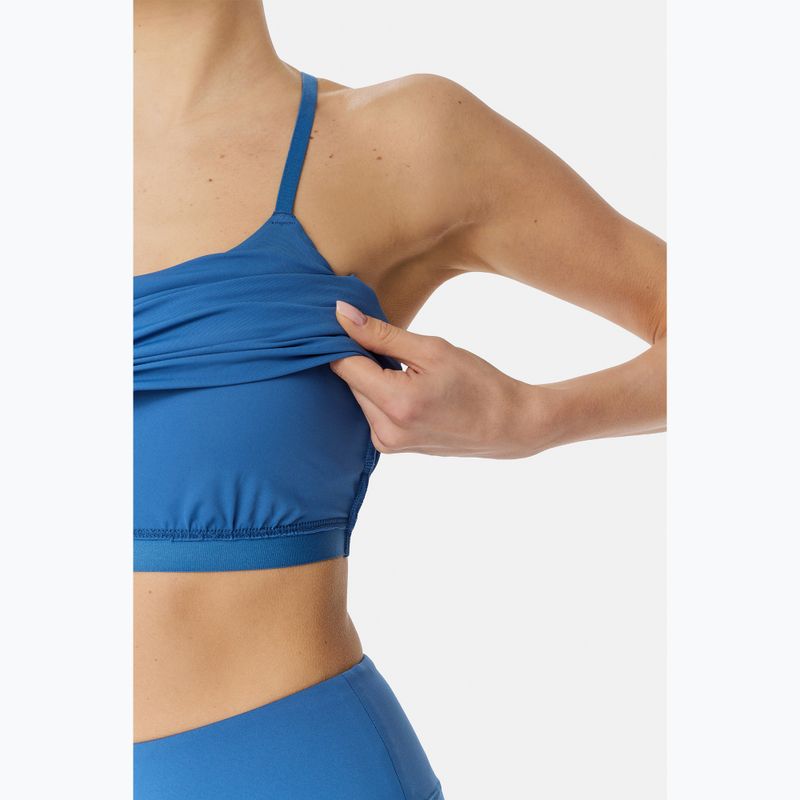 Women's training shirt Cardio Bunny With Built-in Blue Bra 6