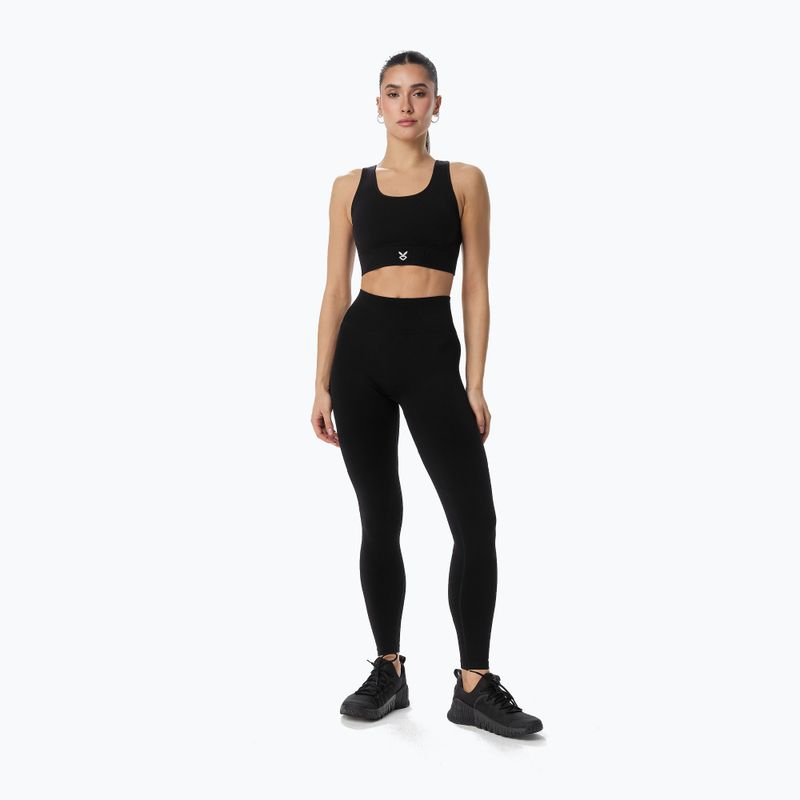 Women's training leggings Cardio Bunny Seamless Push-Up black 2