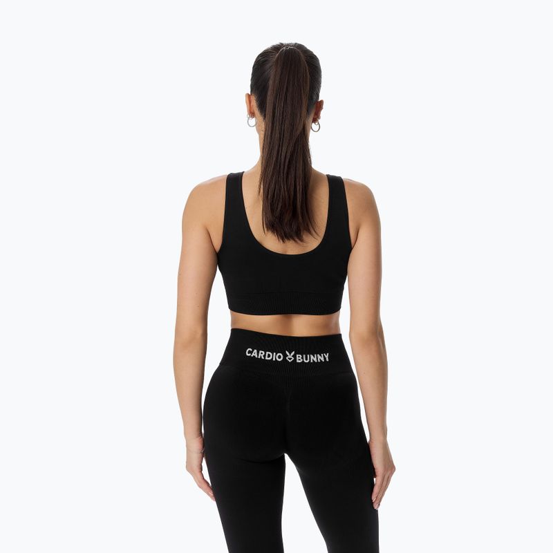 Women's training leggings Cardio Bunny Seamless Push-Up black 5