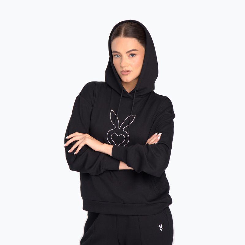Women's training sweatshirt Cardio Bunny HCB-125 black 4