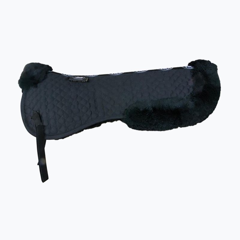 York sheepskin saddle pad black 01006098L