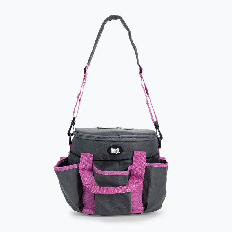 York equestrian accessories bag lockable grey lilac 280108