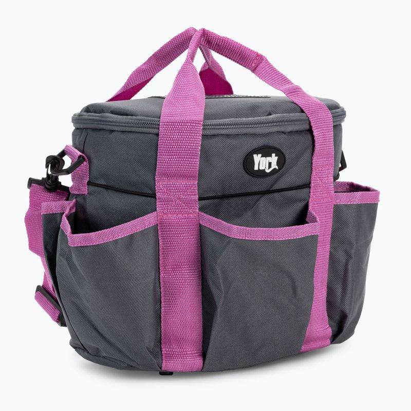 York equestrian accessories bag lockable grey lilac 280108 2