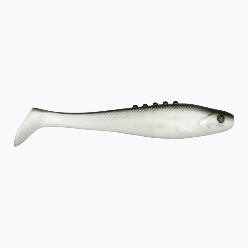 Dragon Lunatic rubber lure 4 pcs white-black CHE-LN30S-10-100