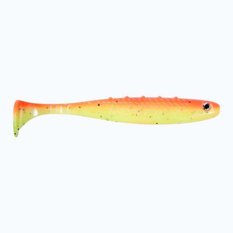 DRAGON V-Lures Aggressor Pro rubber lure 2 pcs chartreuse-orange fluo CHE-AG50D-30-415