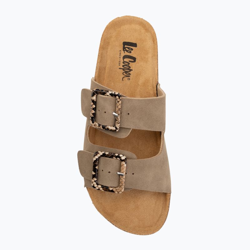 Women's slides Lee Cooper LCW-26-35-4451LA khaki 5