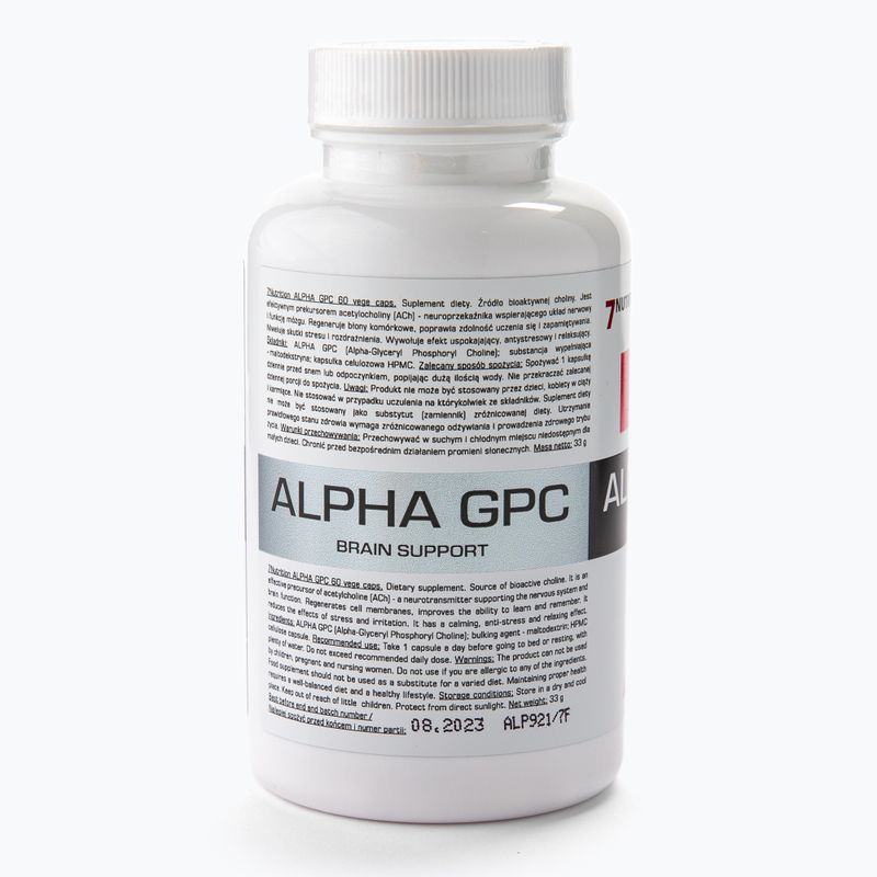 Alpha GPC 7Nutrition memory and concentration 60 capsules 7Nu000436 2