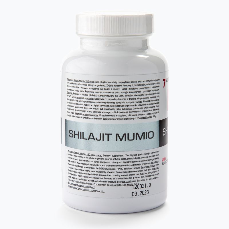 Shilajit Mumio 7Nutrition immune system 400mg 120 capsules 7Nu000456 2