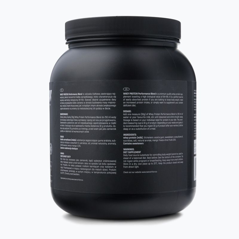 Whey Protein Raw Nutrition 900g mango WPC-59016 2