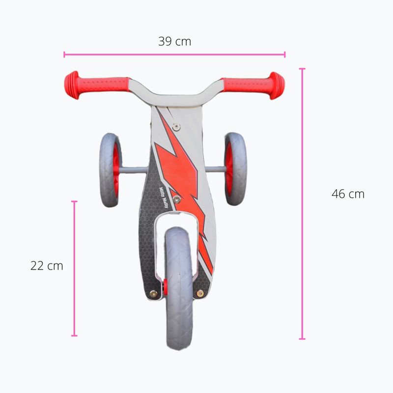 Milly Mally 2in1 cross-country bicycle Look red 3146 3