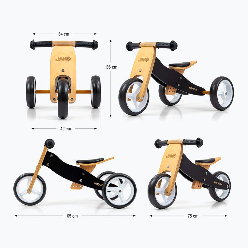 Milly Mally Jake classic tricycle black 7