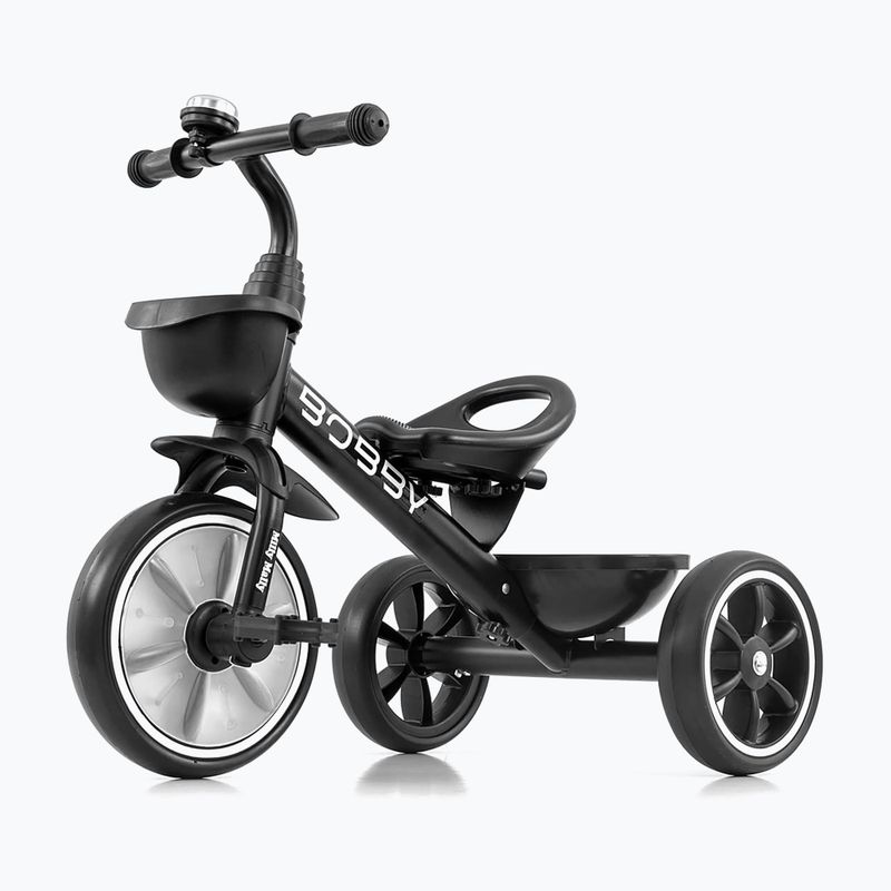 Three-wheeled balance bike Milly Mally Bobby black
