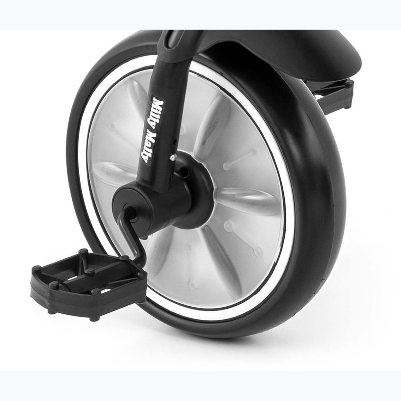 Three-wheeled balance bike Milly Mally Bobby black 8
