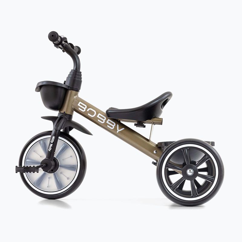 Three-wheeled balance bike Milly Mally Bobby golden 3