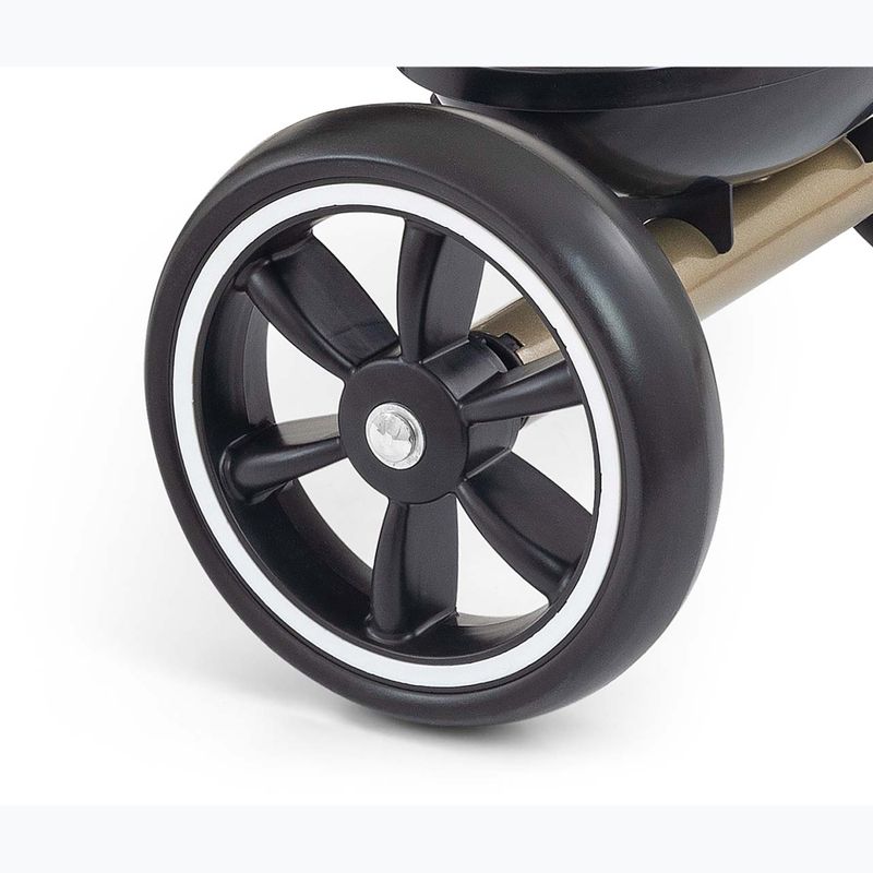 Three-wheeled balance bike Milly Mally Bobby golden 9