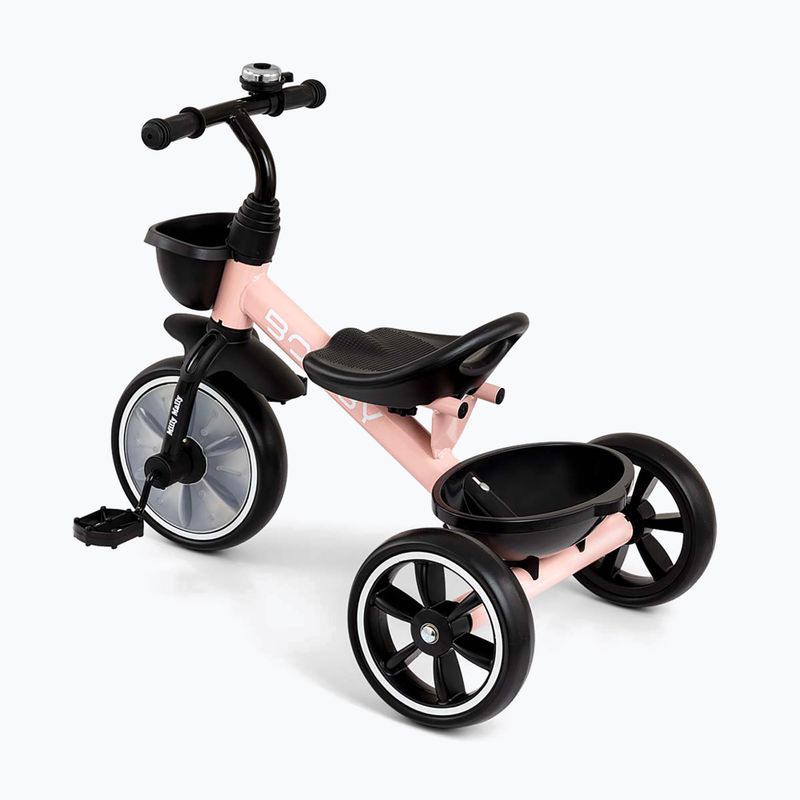 Three-wheeled balance bike Milly Mally Bobby pink 2