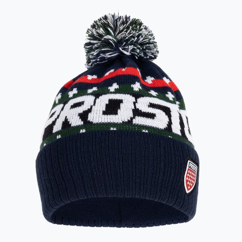 PROSTO Bakal men's winter cap navy blue KL222MACC2132U 2