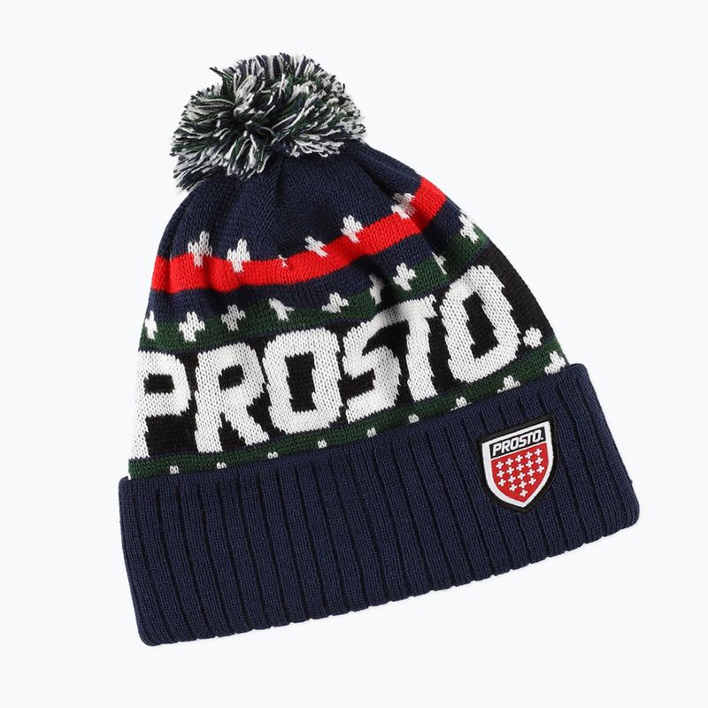 PROSTO Bakal men's winter cap navy blue KL222MACC2132U 6
