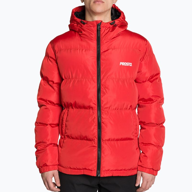 PROSTO men's winter jacket Winter Adament red KL222MOUT1013