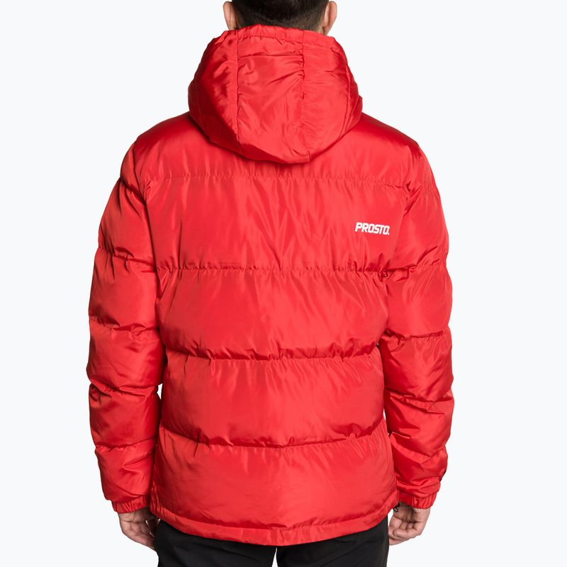 PROSTO men's winter jacket Winter Adament red KL222MOUT1013 2