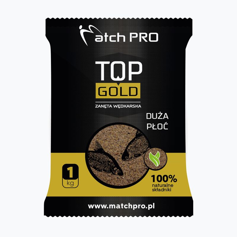 MatchPro Top Gold large roach fishing groundbait 1 kg 970006
