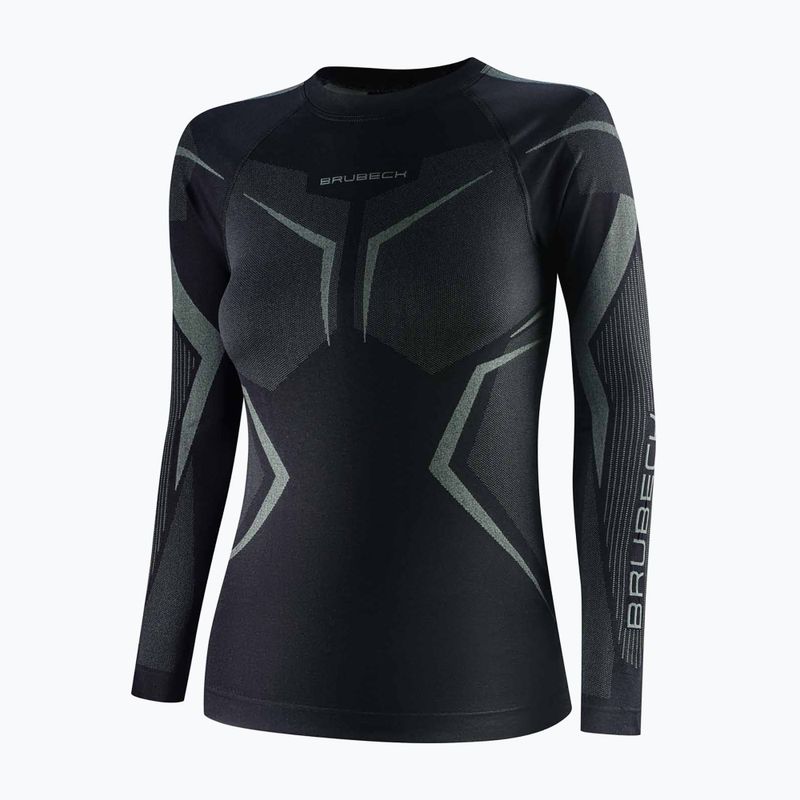 Women's thermal sweatshirt Brubeck Dry black/graphite 3