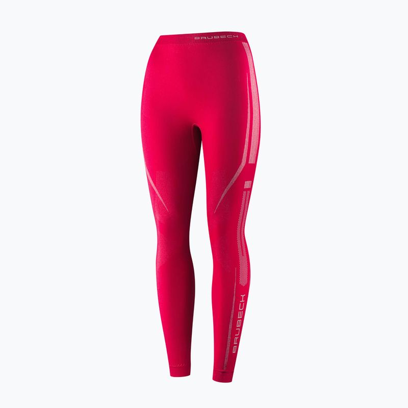 Women's thermal trousers Brubeck Dry raspberry/gray 3
