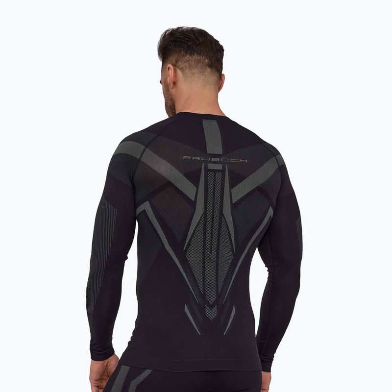Men's thermal sweatshirt Brubeck Dry black/graphite 2