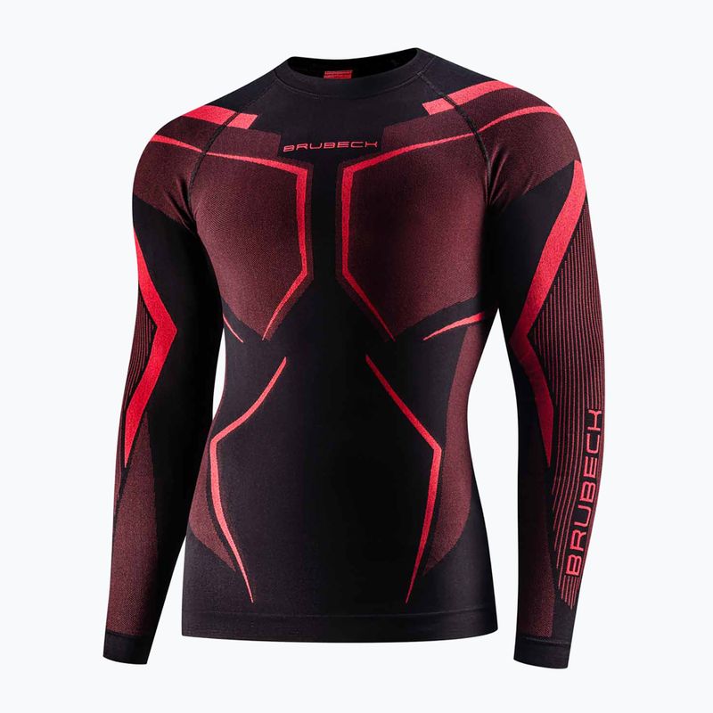 Men's thermal sweatshirt Brubeck Dry black/red 3