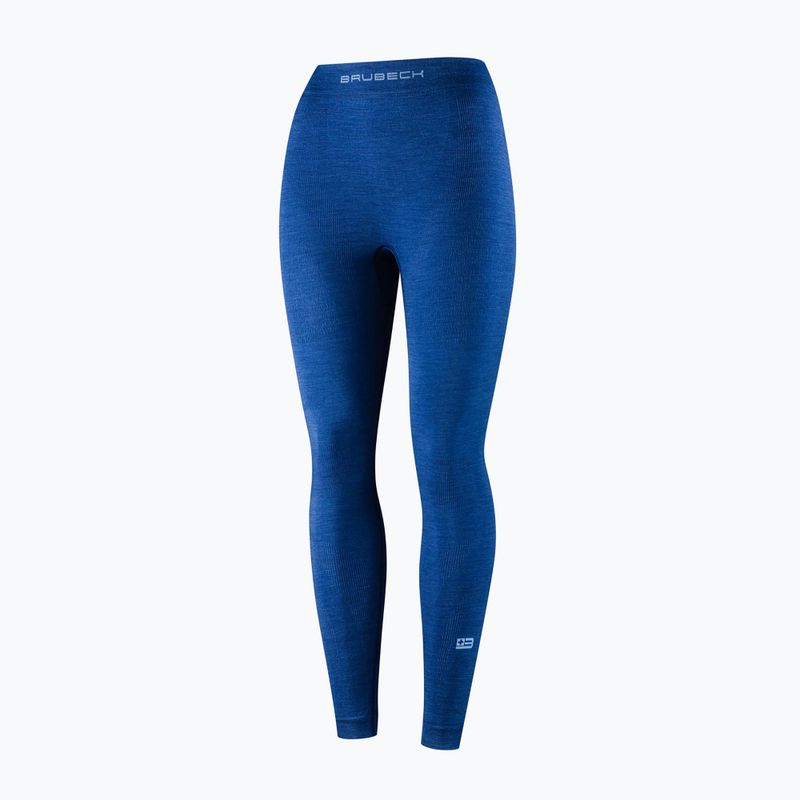 Women's thermal trousers Brubeck Active Merino blue 3