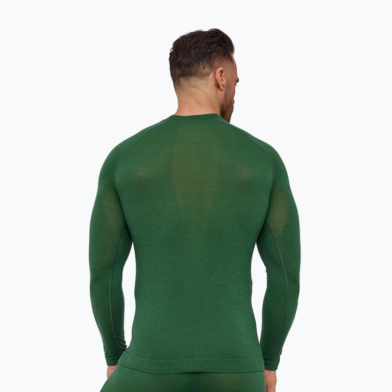 Men's thermal sweatshirt Brubeck Active Merino green 2
