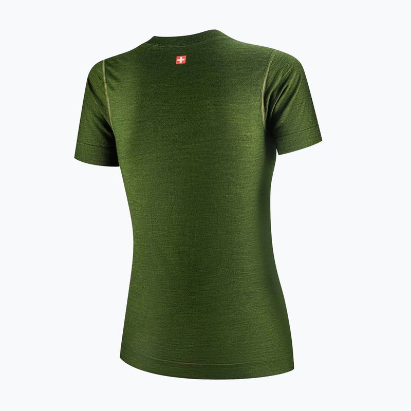 Women's thermal shirt Brubeck Outdoor Wool Pro green 4