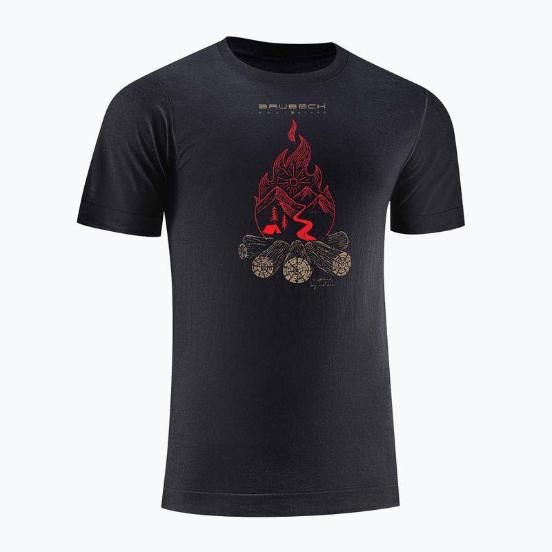 Men's thermal T-shirt Brubeck Outdoor Wool Pro black 3