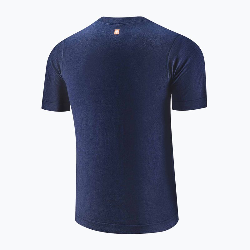 Men's thermal T-shirt Brubeck Outdoor Wool Pro navy 4