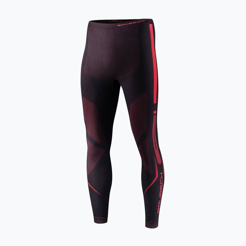 Men's thermal trousers Brubeck Dry black/red 3