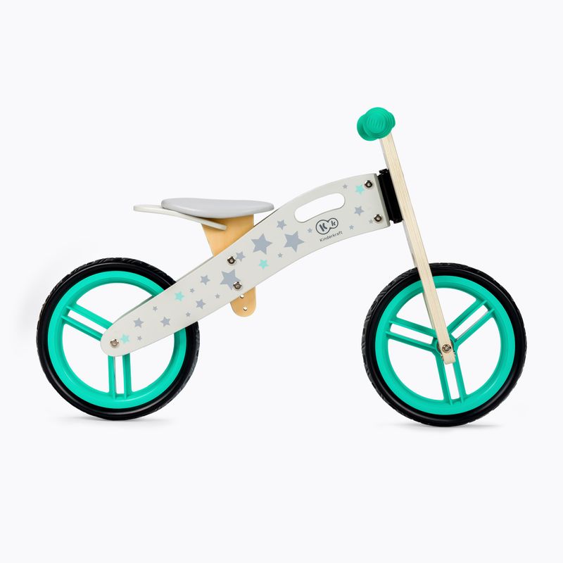Kinderkraft Runner cross-country bicycle white and green KKRUNNRSTR0000
