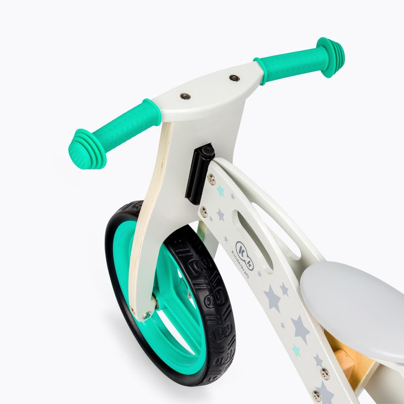 Kinderkraft Runner cross-country bicycle white and green KKRUNNRSTR0000 3